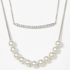Touchstone Crystal Get In Line Necklace